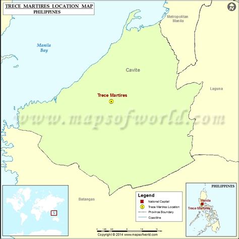 cabuco trece martires map|Trece Martires Map .